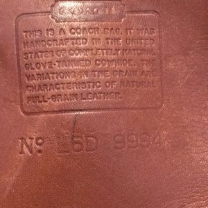 Vintage coach bag